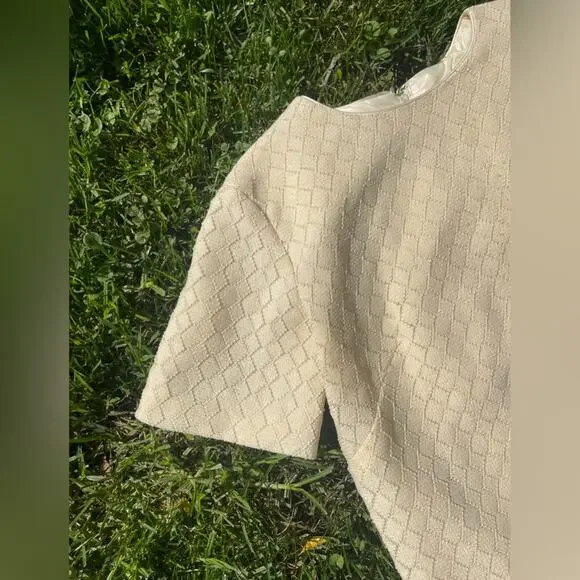 60s Vintage Bullocks Wilshire Casual Shop Knit A-Line Dress - Picture 2 of 9